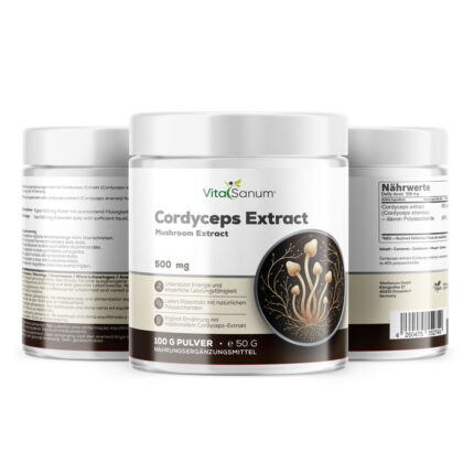 VitaSanum® Cordyceps Extrakt – 500 mg Tagesportion – 50 g