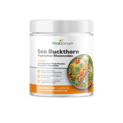 VitaSanum® Sanddorn (Hippophae rhamnoides) – 200 g Pulver