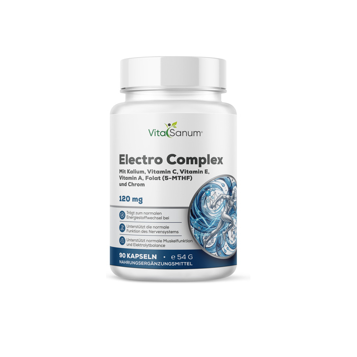 VitaSanum_Electro Complex_2 VitaSanum® Electro Complex – Magnesium, Kalium & Vitamin B6 – 90 Kapseln