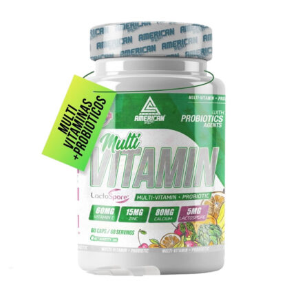 American Supplement - Multivitamin-Kombination mit Probiotika - 60 Kapseln