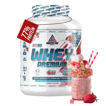 American Supplement - Premium-Molkenprotein WPC 80 Erdbeere