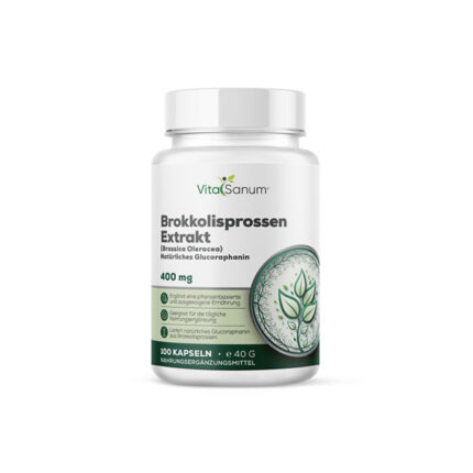 VitaSanum® Brokkolisprossen-Extrakt – Brassica oleracea – 100 Kapseln