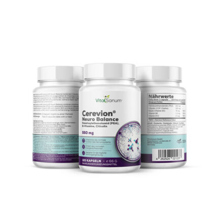 VitaSanum® Cerevion® Neuro Balance – Citicolin · PEA · B-Vitamine