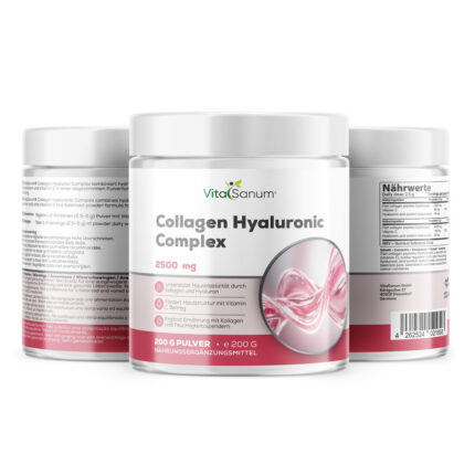 VitaSanum® Collagen Hyaluronic Complex – 2500 mg Tagesportion – 200 g