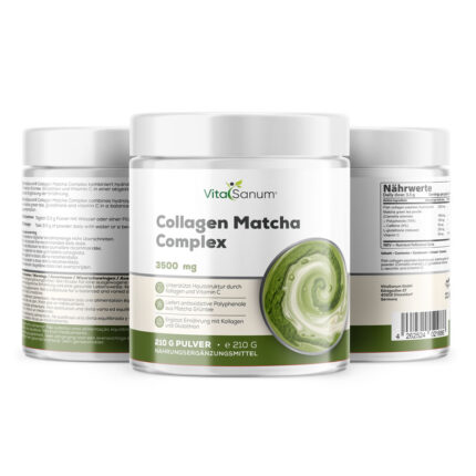 VitaSanum® Collagen Matcha Complex – 3500 mg Tagesportion – 210 g