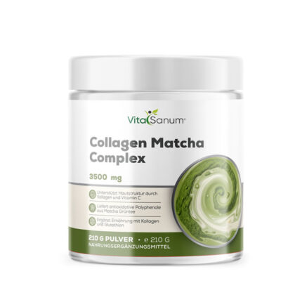 VitaSanum® Collagen Matcha Complex – 3500 mg Tagesportion – 210 g