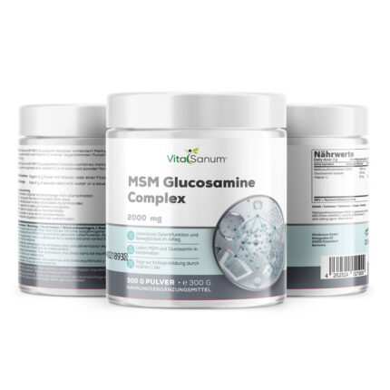 VitaSanum® MSM Glucosamine Complex – 2000 mg Tagesportion – 300 g