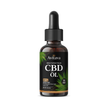 Avitava® 20 % CBD Öl THC-frei Breitspektrum - 10 ml