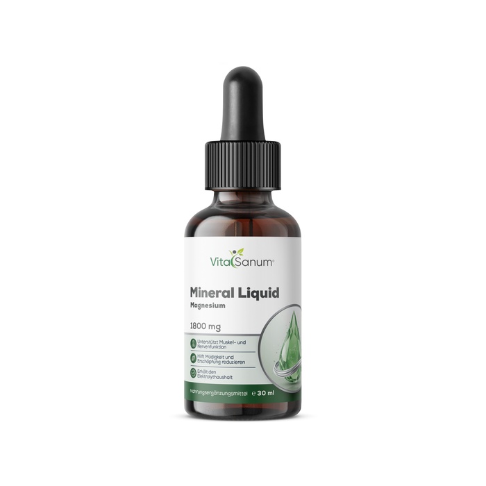 VitaSanum® Mineral Liquid Magnesium 60 mg pro Tagesportion – 30 ml VitaSanum® Mineral Liquid Magnesium 60 mg pro Tagesportion – 30 ml