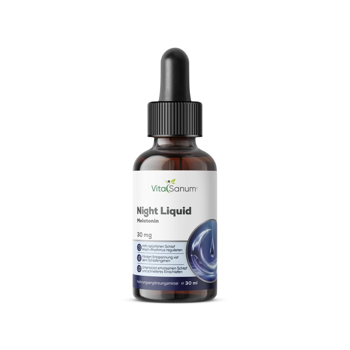 VitaSanum® Night Liquid Melatonin 1 mg pro Tagesportion VitaSanum® Night Liquid Melatonin 1 mg pro Tagesportion