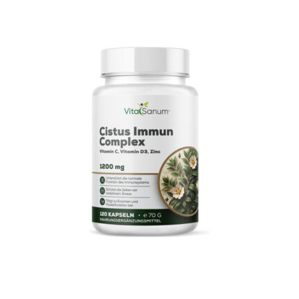 VitaSanum® Cistus Immun Komplex – 3 Kapseln Tagesportion