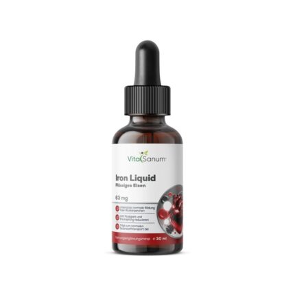 VitaSanum® Iron Liquid Eisen 2,1 mg pro Tagesportion – 30 ml (30 Tagesportionen)