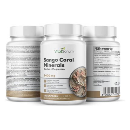 VitaSanum® Sango Coral Minerals – Calcium + Magnesium 2.400 mg pro Tagesportion
