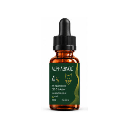 ALPHABINOL® CBD Öl für Katzen 4 % mit Lachsöl